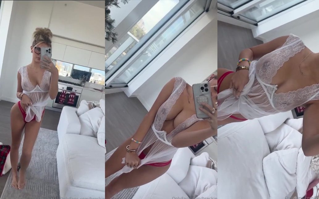 Breckie Hill Lingerie Sexy Body