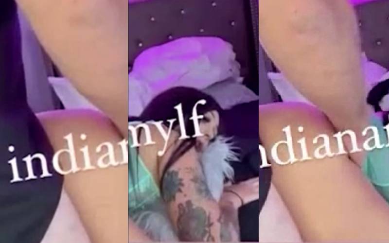 Indianamylf Doggystyle Orgasm On Bed