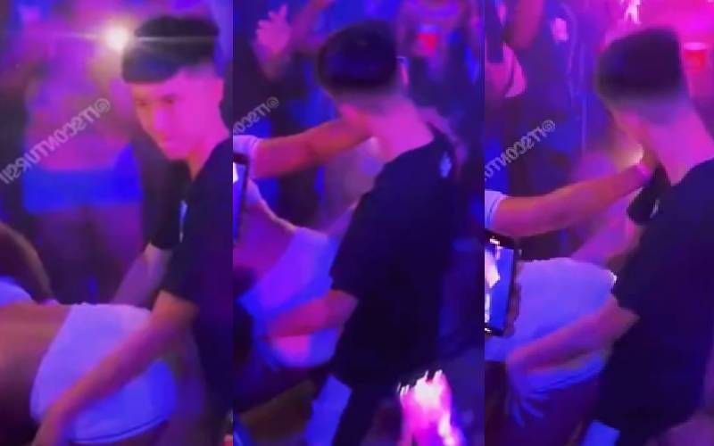 Kai Cenet Doggy Fuck In Bar Orgasm