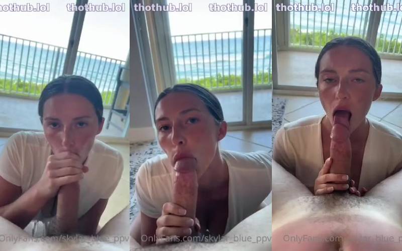 Skylar Blue Deepthroat Big Cock