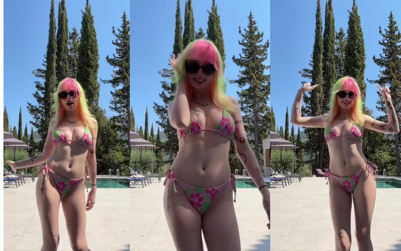 Eva Violet Shaking Ass Pussy Exposed