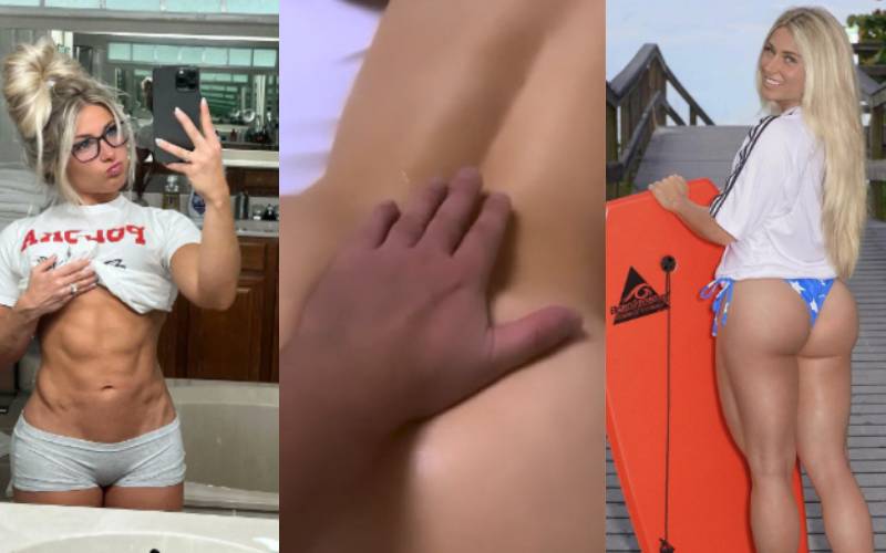 Misscarriejune Massaging Tits With Bf