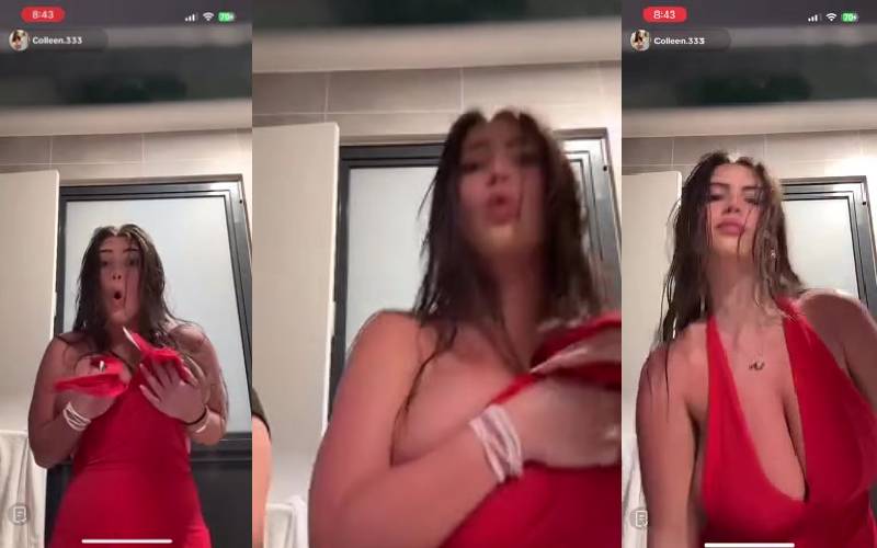 Colleen 333 Damaged Shirt Naked Big Nipple