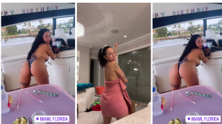 Bhad Bhabie Topless Ass Twerking Video
