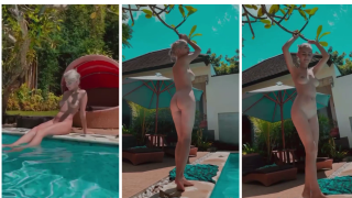 Eva Elfie Nude In Pool Video