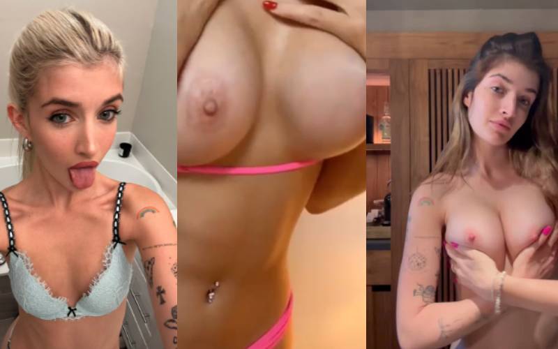 Sami Sheen Topless Tease Nipple Pink Very Lewd