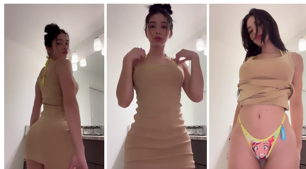Aishah Sofey Mini Dress Strip Video Trending