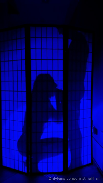 Christina Khalil Birthday Sex Tape Behind Opaque Wall Video