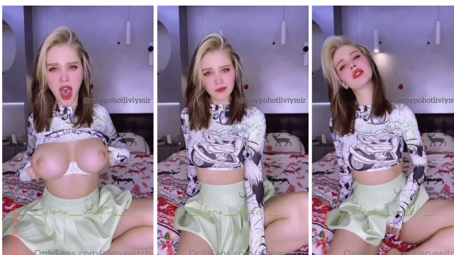 Alena Witch Solo Masturbating Video