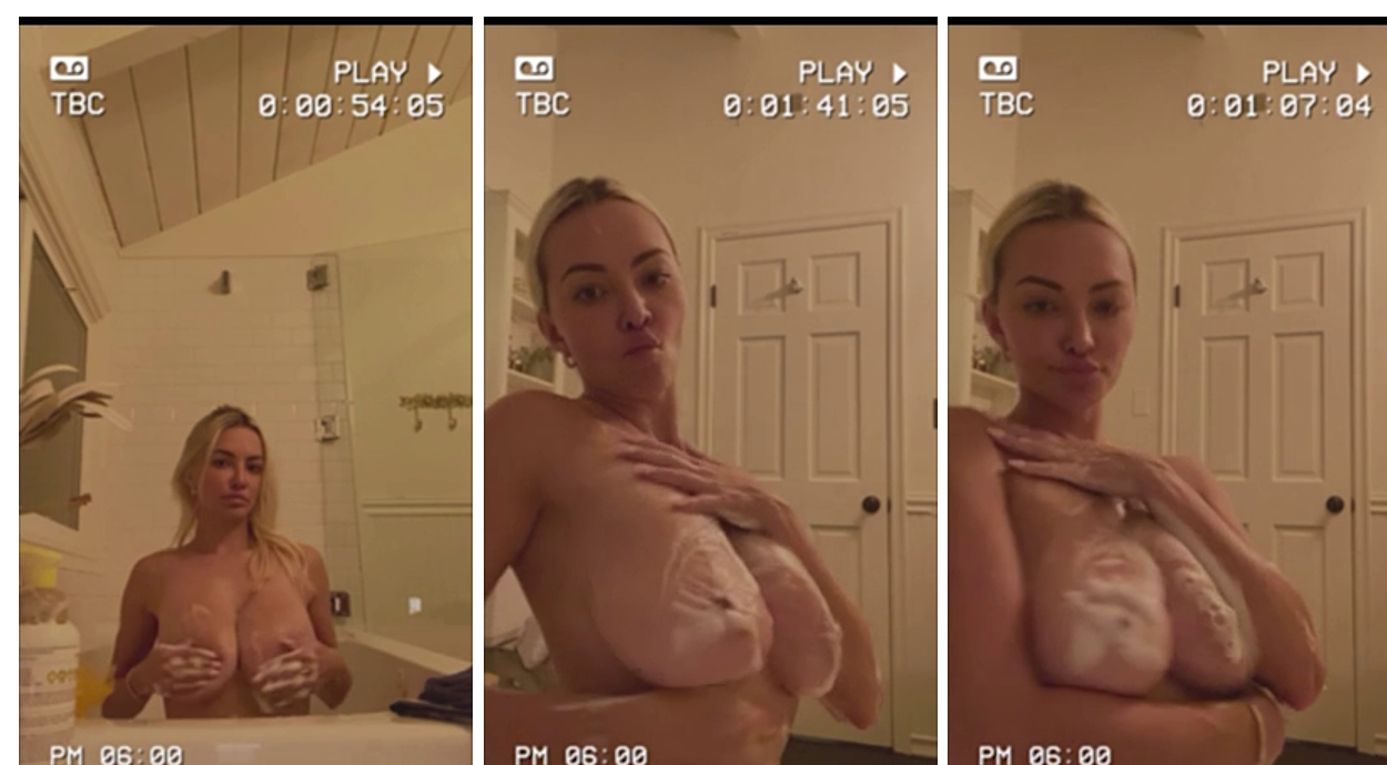 Lindsey Pelas Nude Shower