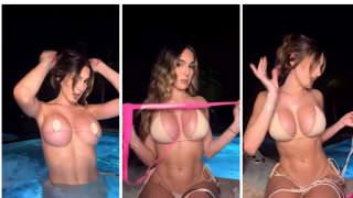 Lyna Perez Live NUDE Pool Stream