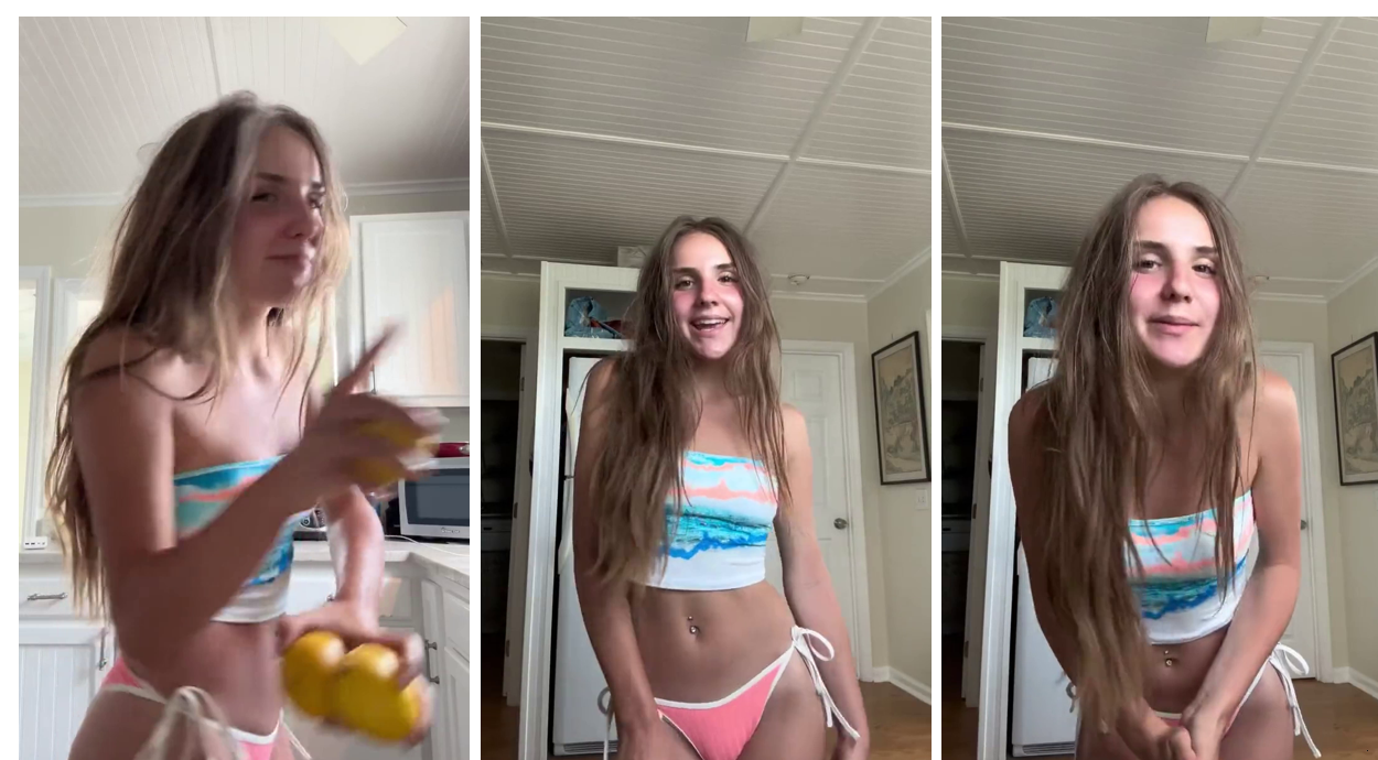 Piper Rockelle Nude In Kitchen