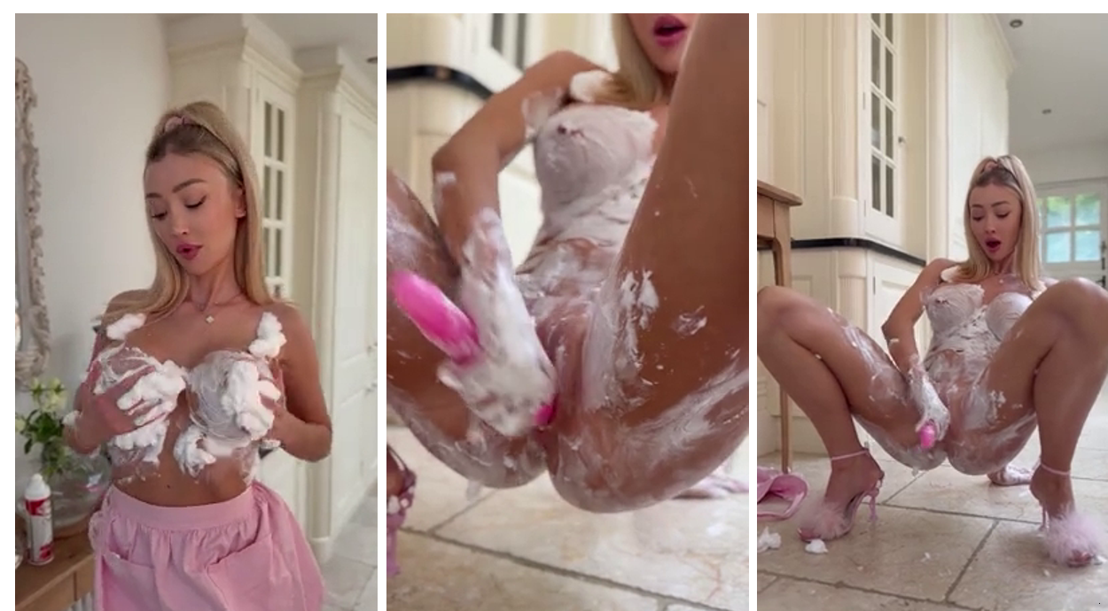 Frances Bentley Nude Whipped Cream OnlyFans Video