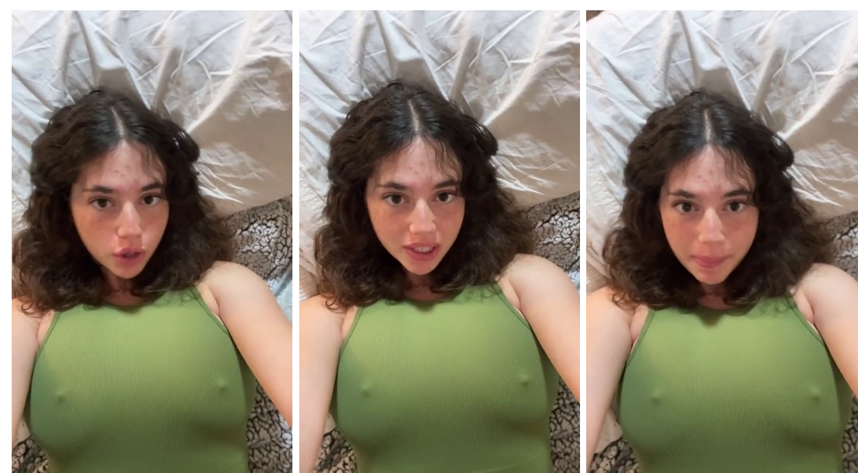 Gali Gool Gali Golan Nipples Seethrough In Green Top Onlyfans Video